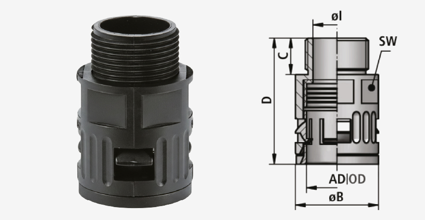 PG Diş Geçmeli Tip Spiral Rakorlar